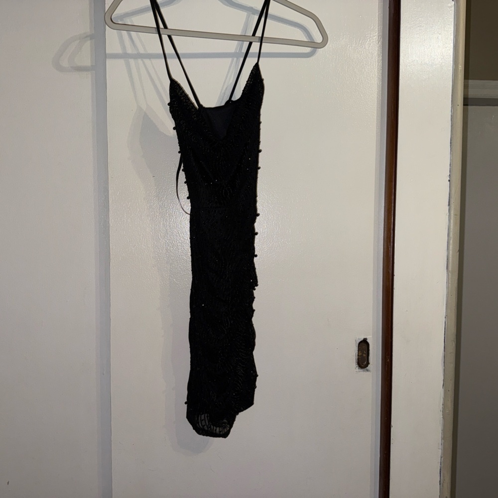 Windsor Black Beaded Dress